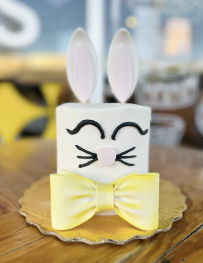 Bow Tie Bunny Cake